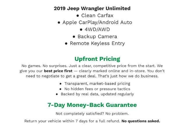 2019 Jeep Wrangler Unlimited Sport 4x4