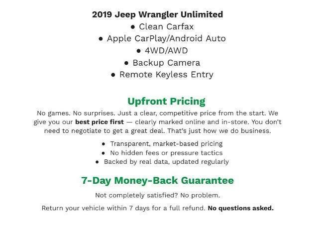 2019 Jeep Wrangler Unlimited Sport 4x4