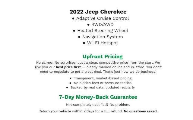 2022 Jeep Cherokee Limited 4x4