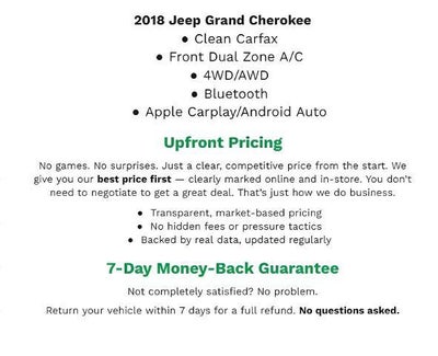 2018 Jeep Grand Cherokee Altitude 4x4