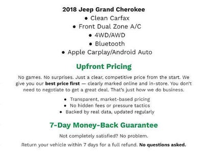 2018 Jeep Grand Cherokee Altitude 4x4