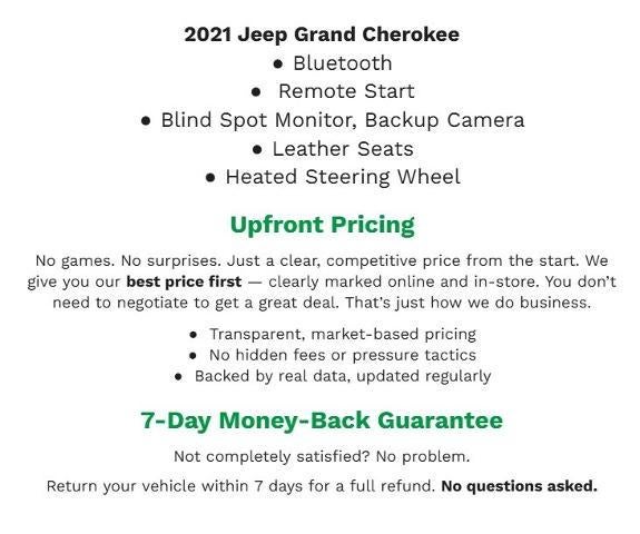 2021 Jeep Grand Cherokee L Limited 4x4