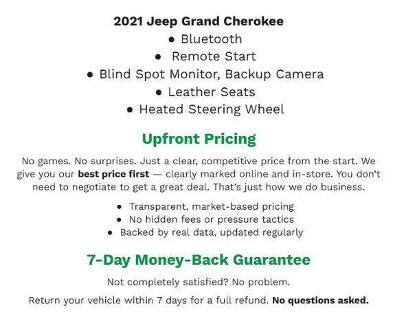 2021 Jeep Grand Cherokee L Limited 4x4