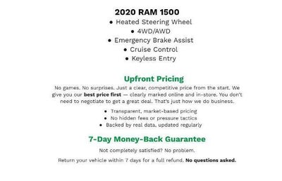 2020 RAM 1500 Big Horn 4x4 Crew Cab 5'7 Box