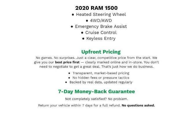 2020 RAM 1500 Big Horn 4x4 Crew Cab 5'7 Box