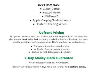 2024 RAM 1500 CREW CAB PICKUP - SHORT BED