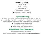 2022 RAM 1500 Limited 4x4 Crew Cab 5'7 Box