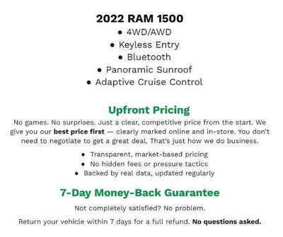 2022 RAM 1500 Limited 4x4 Crew Cab 5'7 Box