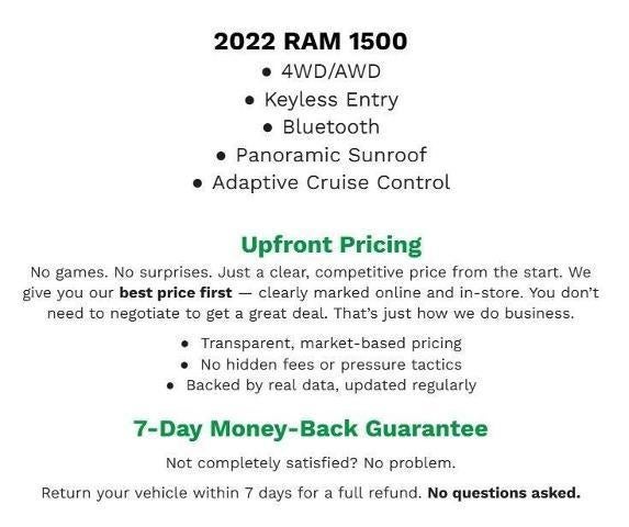 2022 RAM 1500 Limited 4x4 Crew Cab 5'7 Box