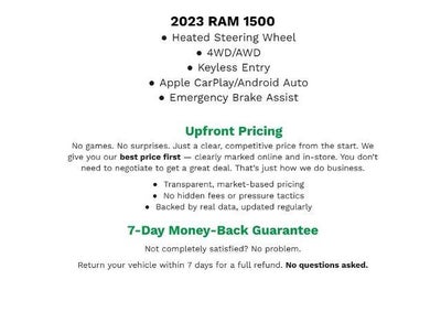 2023 RAM 1500 Laramie 4x4 Crew Cab 5'7 Box