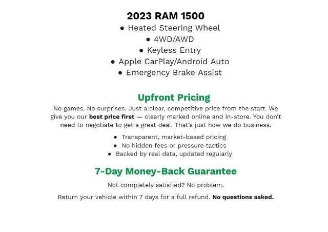 2023 RAM 1500 Laramie 4x4 Crew Cab 5'7 Box