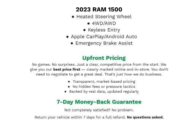 2023 RAM 1500 Laramie 4x4 Crew Cab 5'7 Box