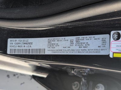 2021 RAM 1500 Rebel 4x4 Crew Cab 5'7 Box