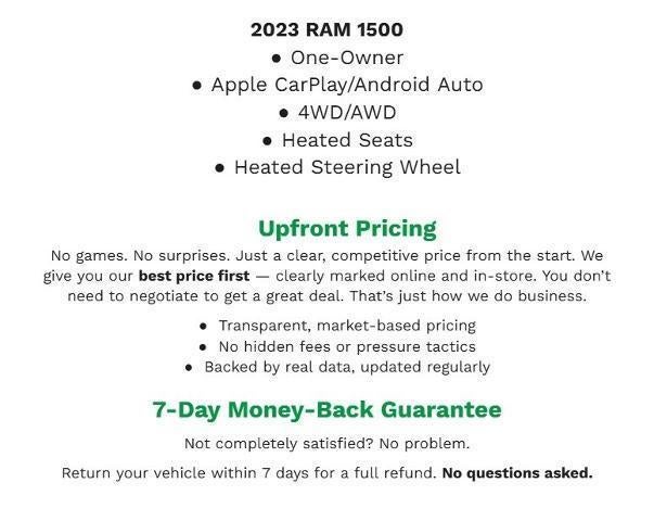 2023 RAM 1500 Rebel 4x4 Crew Cab 5'7 Box