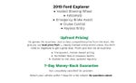 2019 Ford Explorer XLT 4WD