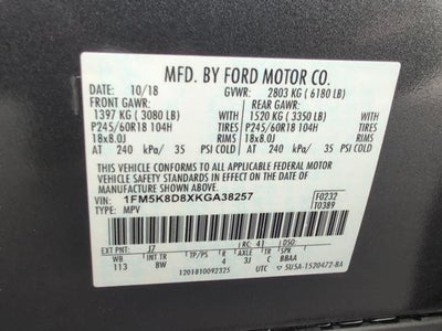 2019 Ford Explorer XLT 4WD
