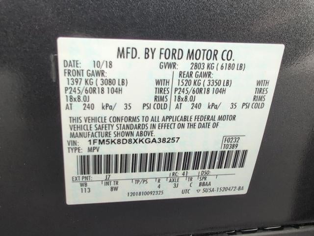 2019 Ford Explorer XLT 4WD