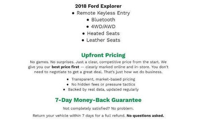 2018 Ford Explorer XLT 4WD