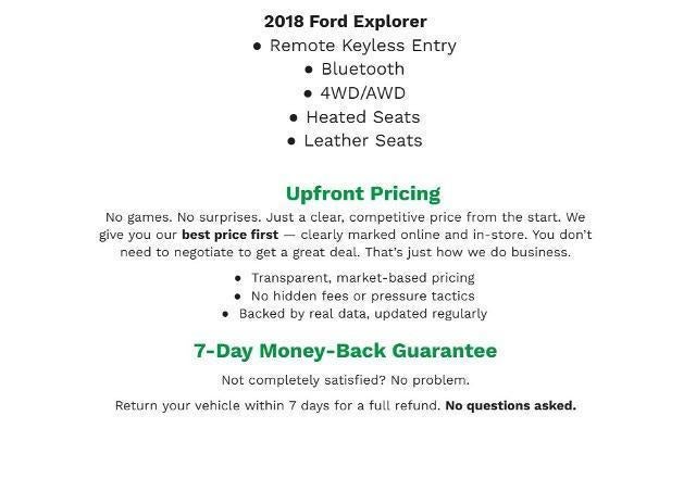 2018 Ford Explorer XLT 4WD