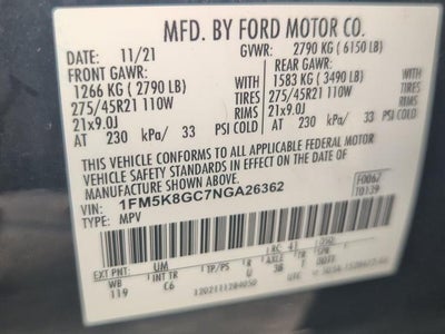 2022 Ford Explorer ST 4WD
