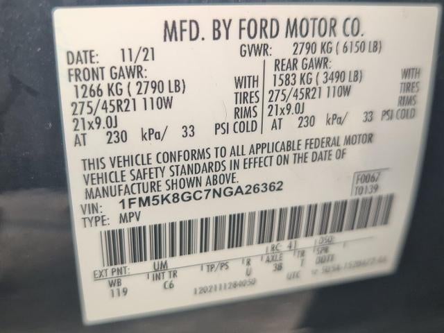 2022 Ford Explorer ST 4WD