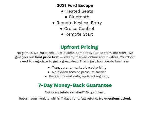 2021 Ford Escape SE FWD