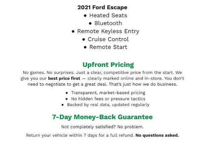 2021 Ford Escape SE FWD