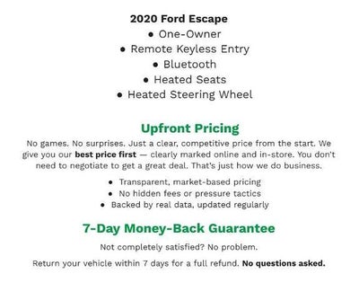 2020 Ford Escape SEL FWD