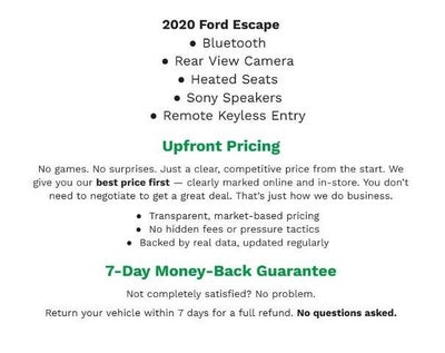 2020 Ford Escape SE AWD