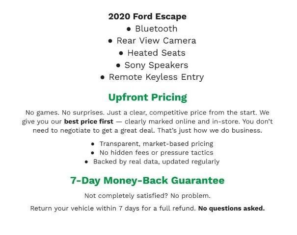 2020 Ford Escape SE AWD