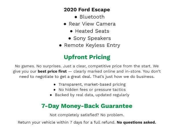 2020 Ford Escape SE AWD