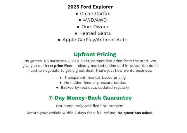 2025 Ford Explorer ST-Line 4WD