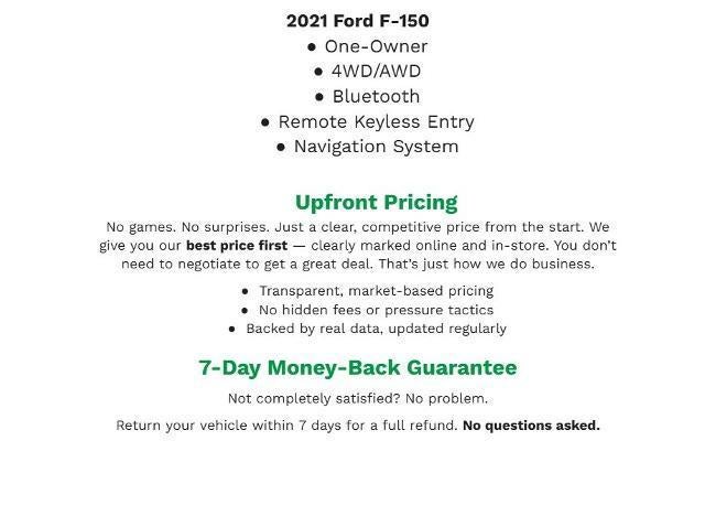 2021 Ford F-150 XLT 4WD SuperCrew 5.5' Box