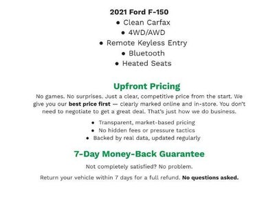 2021 Ford F-150 XLT 4WD SuperCrew 5.5' Box