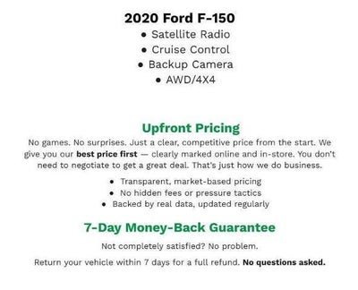2020 Ford F-150 XLT 4WD SuperCrew 5.5' Box