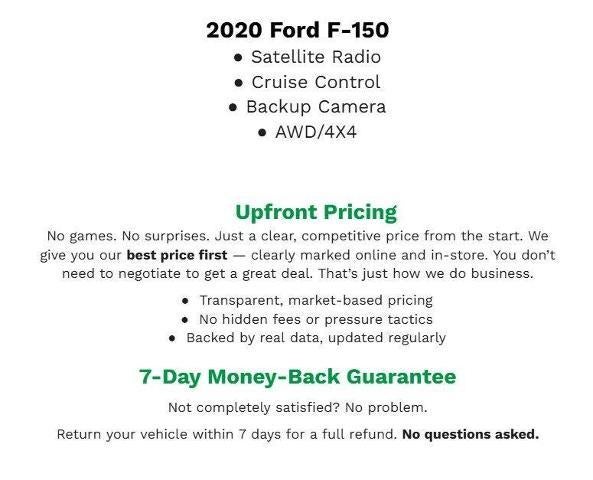 2020 Ford F-150 XLT 4WD SuperCrew 5.5' Box
