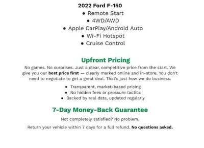 2022 Ford F-150 LARIAT 4WD SuperCrew 5.5' Box