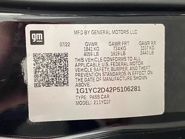 2023 Chevrolet Corvette Stingray 2dr Stingray Cpe w/3LT