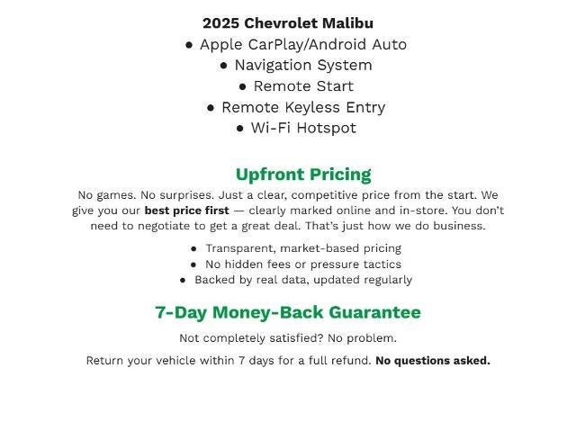 2025 Chevrolet Malibu 4dr Sdn 1LT