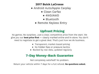 2017 Buick LaCrosse 4dr Sdn Premium AWD