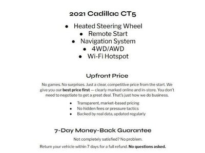 2021 Cadillac CT5 4dr Sdn Sport