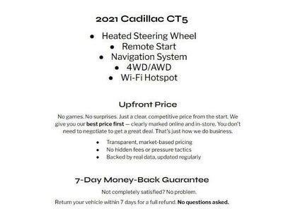 2021 Cadillac CT5 4dr Sdn Sport