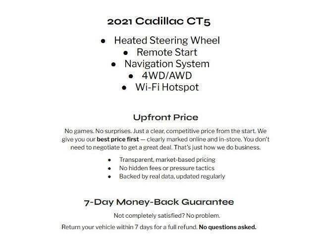 2021 Cadillac CT5 4dr Sdn Sport