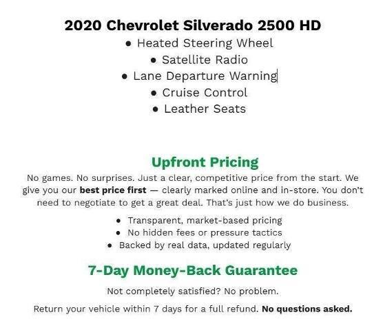 2020 Chevrolet Silverado 2500 HD 4WD Crew Cab 159 High Country