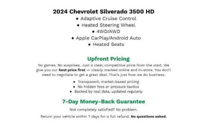 2024 Chevrolet Silverado 3500 HD 4WD Crew Cab 172 High Country