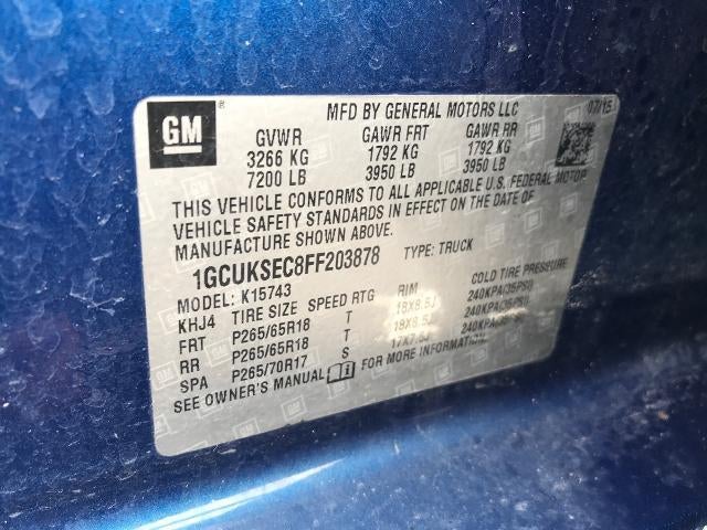 2015 Chevrolet Silverado 1500 4WD Crew Cab 143.5 LTZ w/1LZ