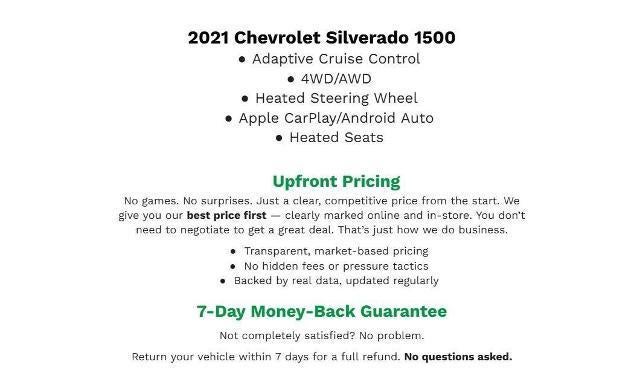 2021 Chevrolet Silverado 1500 4WD Crew Cab 147 High Country