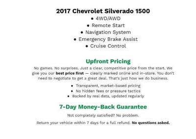 2017 Chevrolet Silverado 1500 EXTENDED CAB PICKUP - STANDARD BED