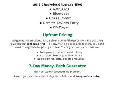 2018 Chevrolet Silverado 1500 4WD Double Cab 143.5 LT w/1LT