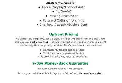 2020 GMC Acadia AWD 4dr AT4